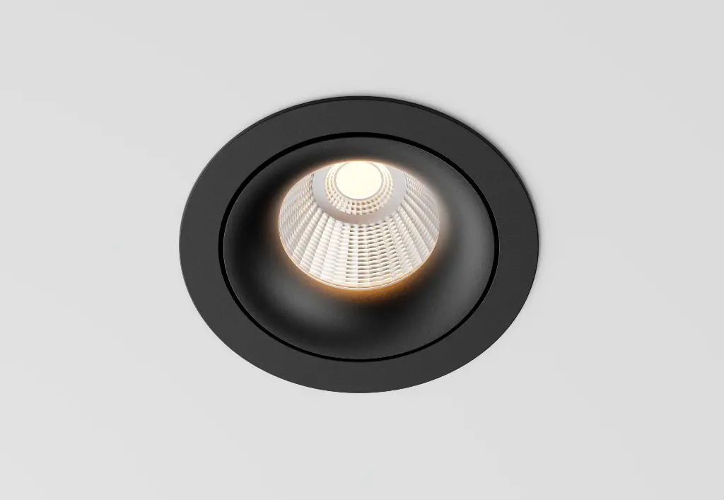 Smooth Adjustable LED Black Reflector 38° 3000K.webp