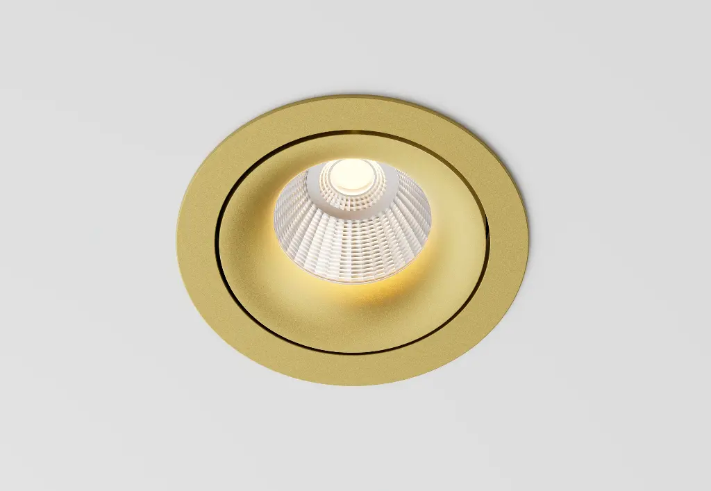 Smooth Adjustable LED Gold Reflector 38° 3000K.webp