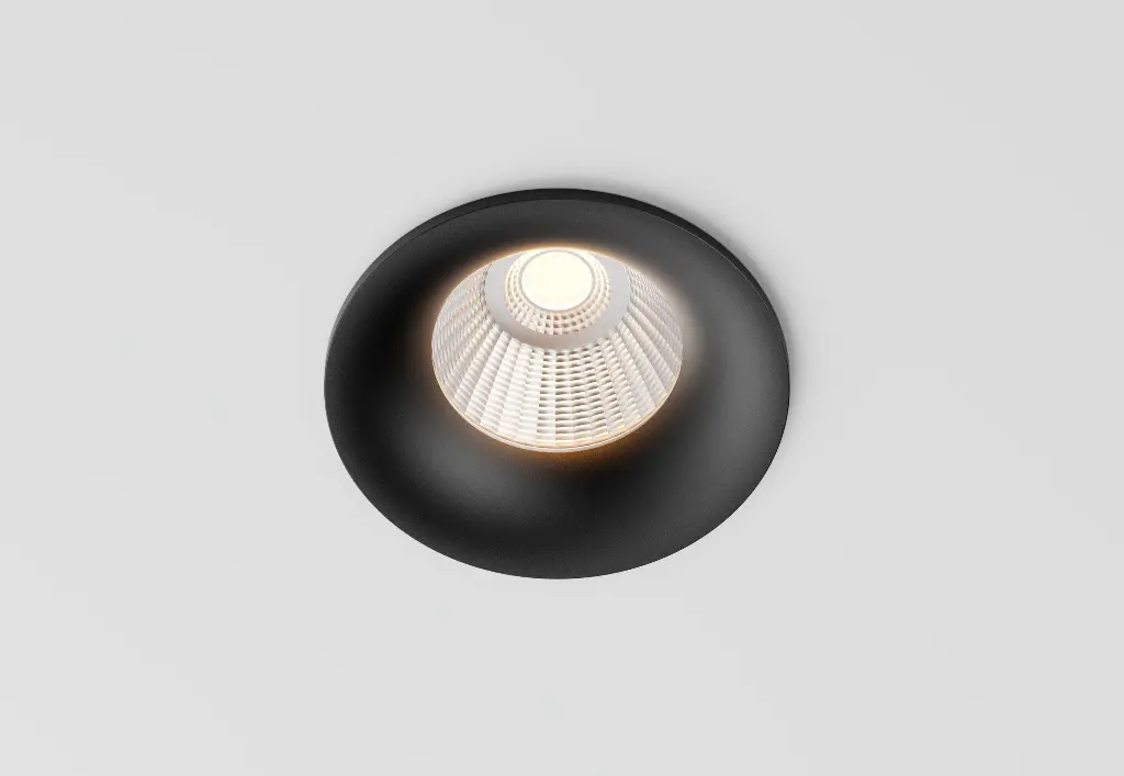 Smooth Medium LED Black Reflector 38° 3000K.webp