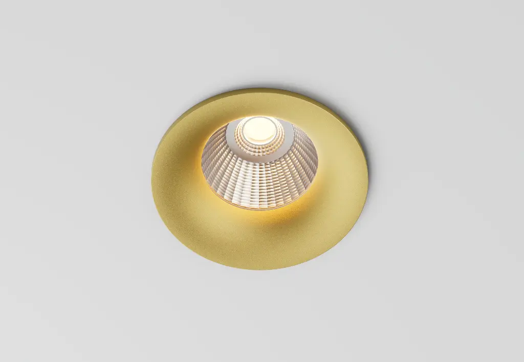 Smooth Medium LED Gold Reflector 38° 3000K.webp