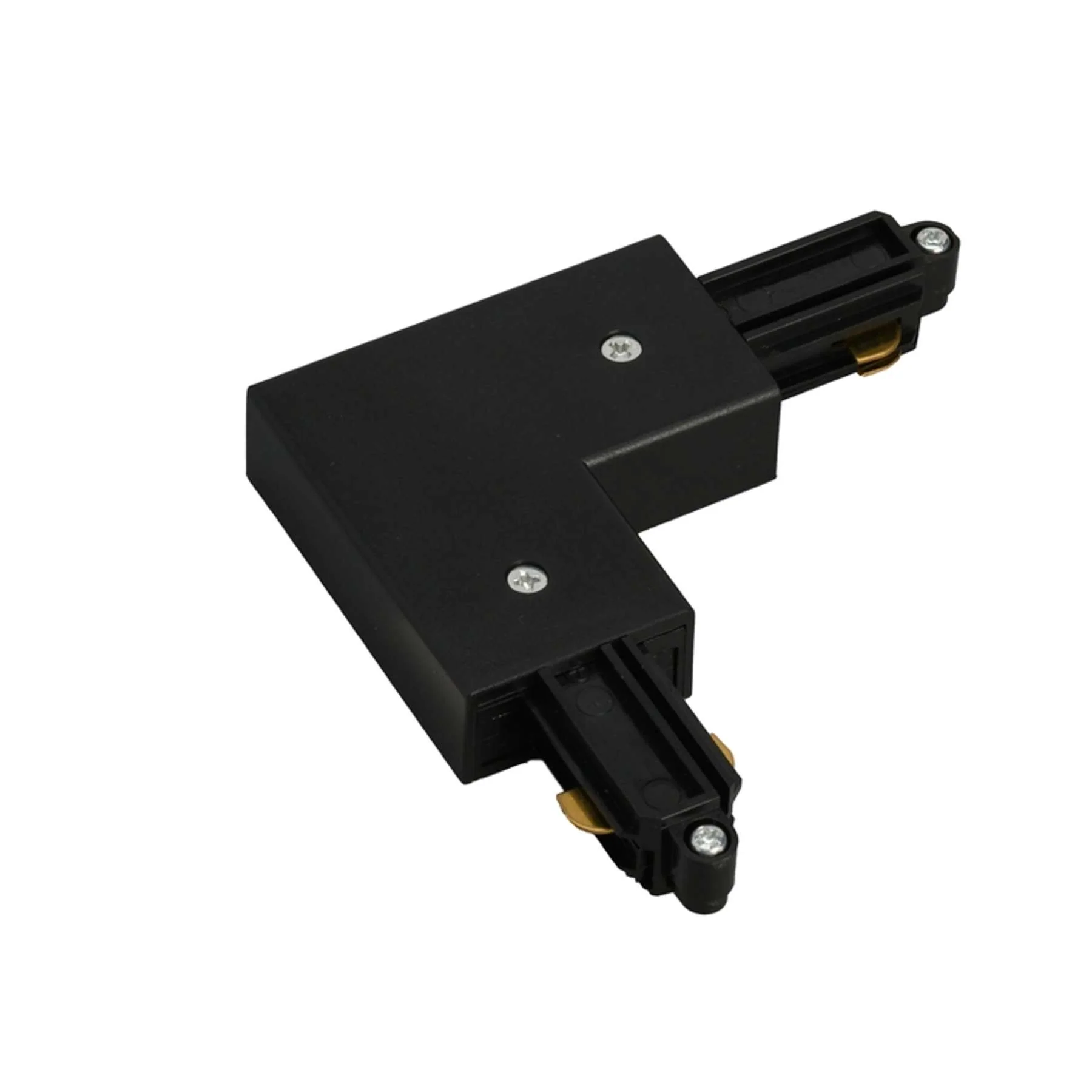 [T01A4LIO10B] A-Track 1-Fase In/Out 90° Connector (Zwart)