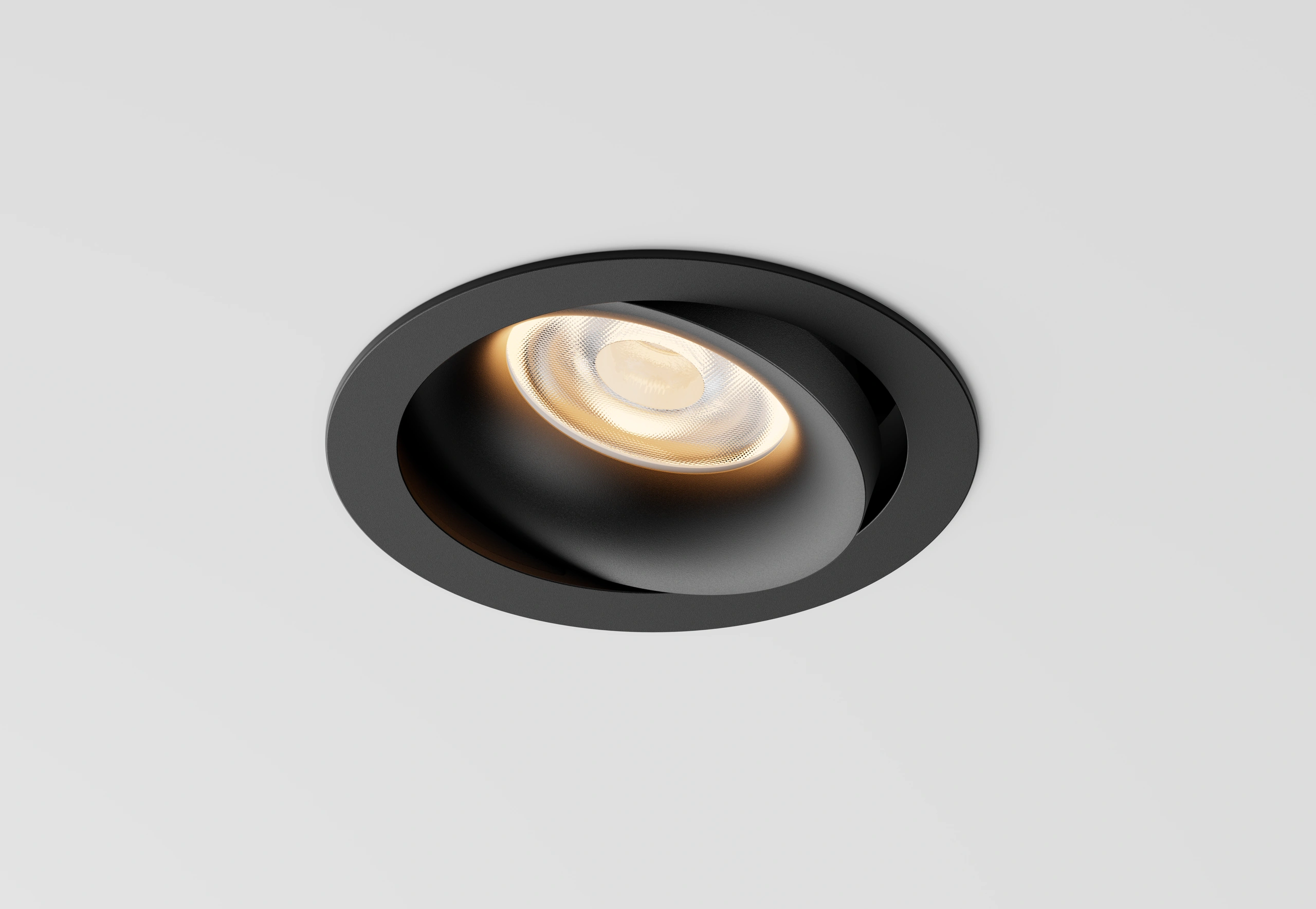 [02C1SA811B2L18] Clickfit Smooth Adjustable LED (Zwart, Narrow, Low Glare, 2700K)