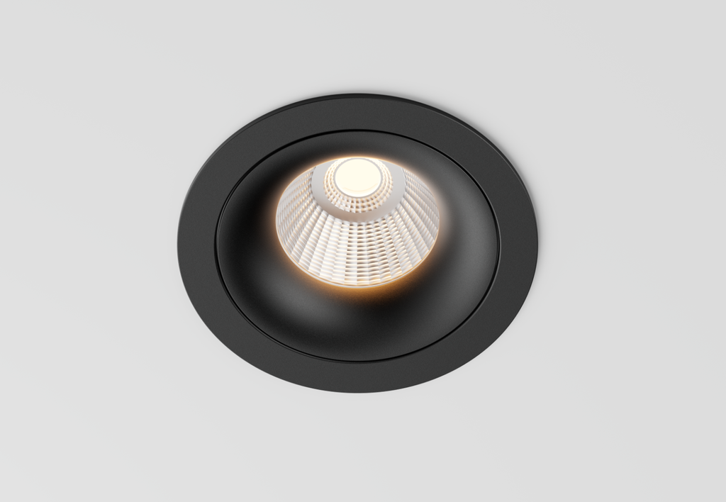 [02C1RS011B0] Clickfit Rim Smooth Recessed light (Black)