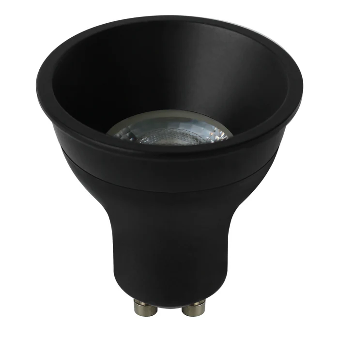 [B01A0GUDBB2] Zenkai GU10 LED bulb with Deco Ring (Black, Black, 2700K)